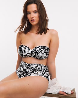 MAGISCULPT Twist Front Bandeau Underwired Bikini Top