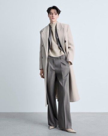 Mango Creme High Neck Sweater