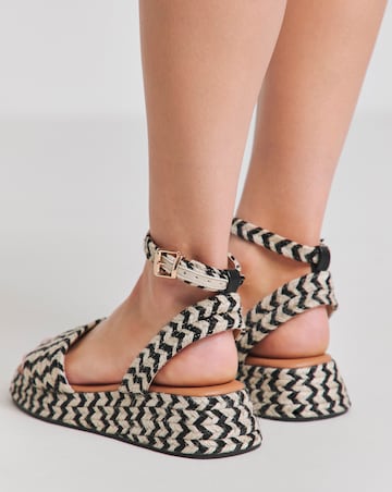 Orla Low Espadrille Wedge Sandals Extra Wide EEE Fit