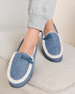 Loretta Ballet Slipper With Bow - Wide Fit (E)