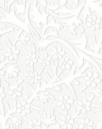 William Morris Blackthorn Paintable Wallpaper