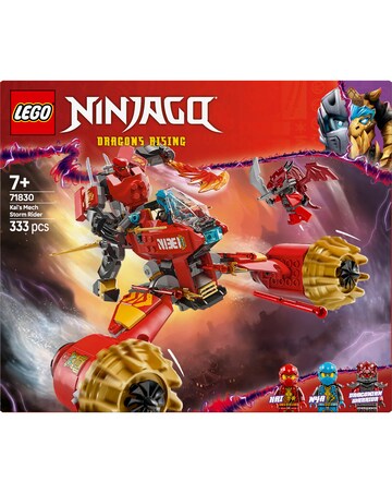 LEGO NINJAGO Kai's Mech Storm Rider Combo Ninja Toy Building Kit 71830