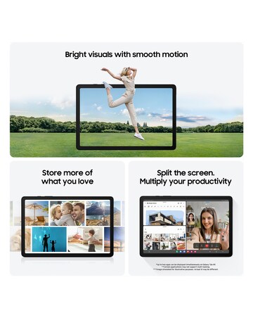 Samsung Galaxy Tab A9 8.7in 64GB WiFi Tablet with Kids Case - Grey/Blue