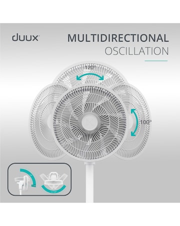 Duux Whisper 2 White Pedestal Fan
