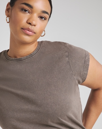 Simply Be Acid Wash Baby T-Shirt