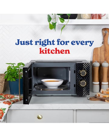Russell Hobbs Groove 17 Litre Manual Microwave Black