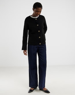 Black Wide Sleeve Jumper