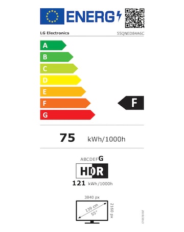 LG 55QNED84A6C 55in QNED evo AI 4K Smart TV