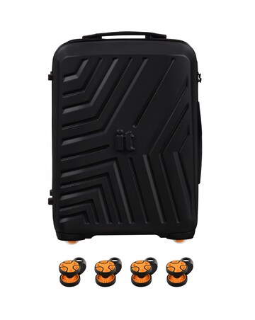 IT Luggage Convertible Underseat Suitcase with Removable Wheels