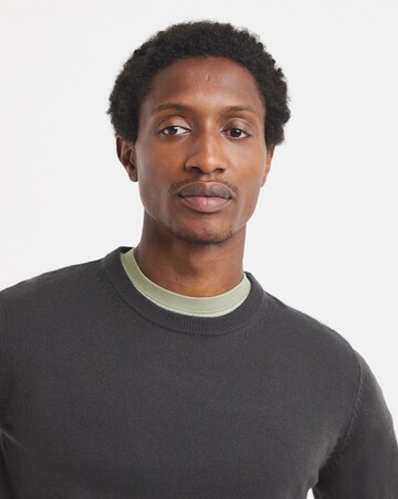 Value Knitted Crew Neck Jumper Long