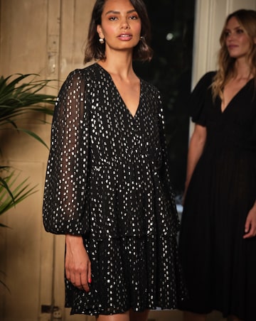 Fatface Lenny Metallic Frill