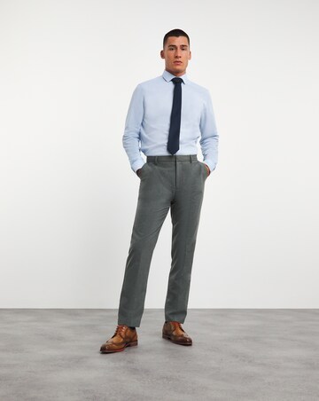 Jacamo Cutaway Collar Pique Formal Shirt