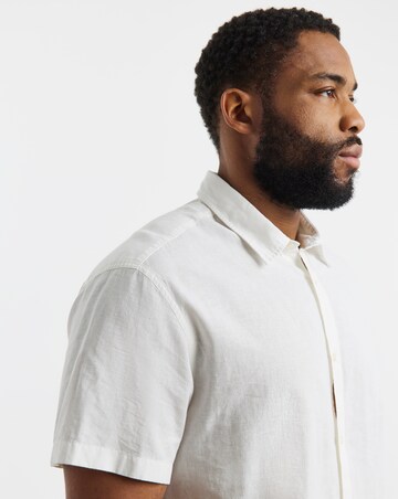 Jack & Jones Breeze Linen Blend Shirt - White