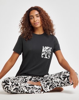 Value Pyjama Set Mono Floral