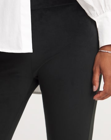 Black Super Soft Velour Leggings