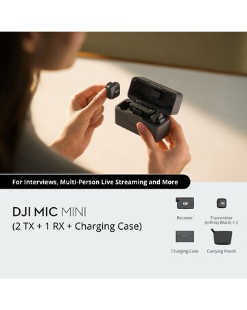 DJI Mic Mini (2 TX+1 RX+Charging Case)