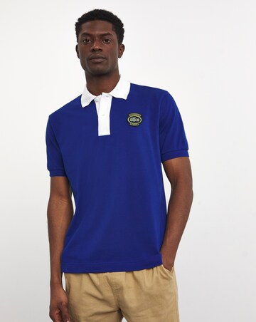 Lacoste Royal Blue Badge Polo Shirt