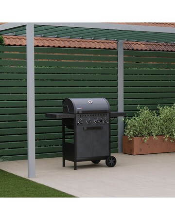 Charles Bentley Ottimo Origin 350 4 Burner Gas Barbecue with Side Burner