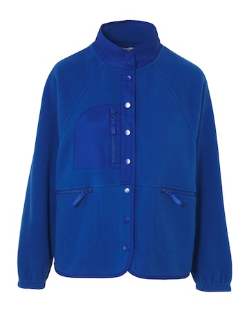 Nylon Pocket Fleece Jacket