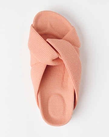 Maxine Waffle Footbed Open Toe Slippers