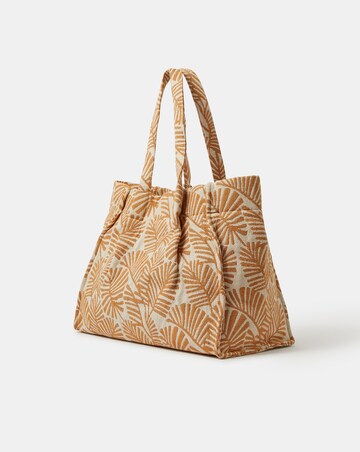 Accessorize Palm Print Beach Tote Bag