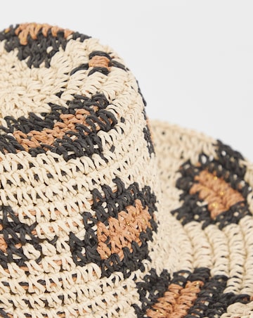 Leopard Print Fedora Hat