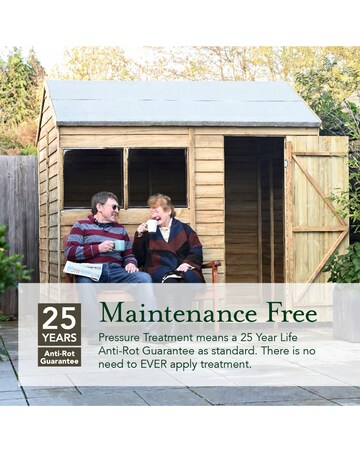 4LIFE Apex Shed 4x6 - Single Door - No Windows (Home Delivery)