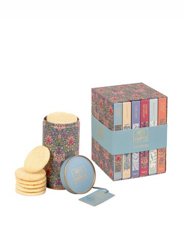 Arts & Crafts Tea Library & Shortbread Biscuit Tin bundle