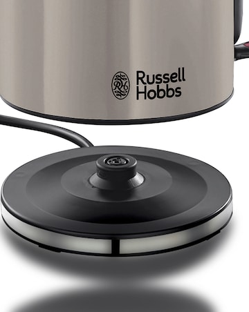 Russell Hobbs Classics Kettle & 2 Slice Toaster Bundle Mocha