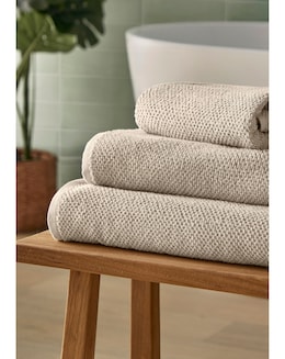 Silentnight Popcorn Waffle 6 Piece Towel Bale