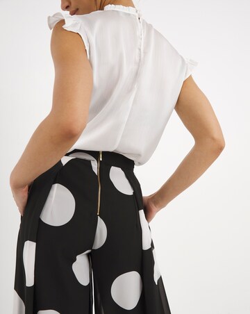 Joanna Hope Wide Leg Spot Trouser