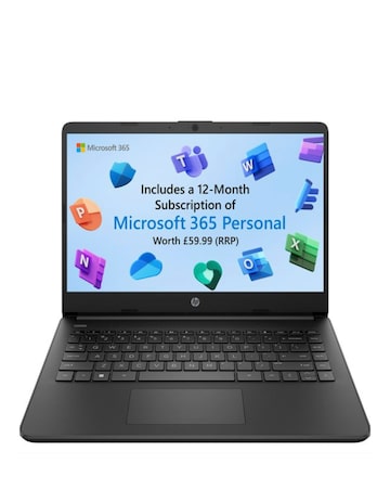 HP 14s-dq0518sa 14in Intel Celeron 4GB 128GB Windows 11s Laptop
