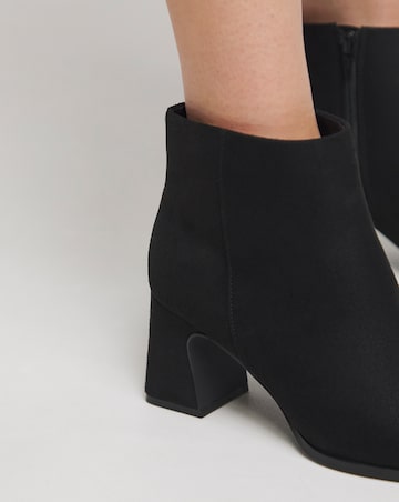 Loise Block Heel Ankle Boots Extra Wide EEE Fit