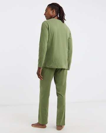 2 Pack Long Sleeve Open Hem PJs