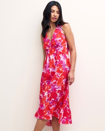 Nobody's Child Amy Abstract Print Midi Dress