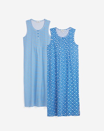 Value 2 Pack Cotton Sleeveless Nighties