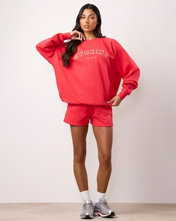 Gym King Shadow Oversized Crew Sweatshirt