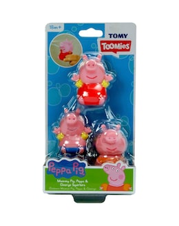 Tomy Toomies Mummy Pig, Peppa &amp; George Bath Squirters