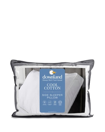 Downland Cool Cotton Side Sleeper Pillow