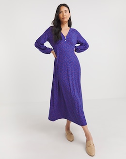Julipa Button Front Midi Dress