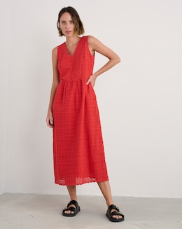 Seasalt Cornwall Meadow Saffron Broderie Dress