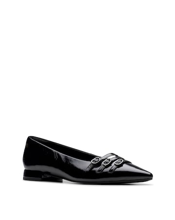 Clarks Sensa15 Strap Leather Ballerina Standard Fit