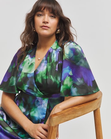 Flounce London Wrap Maxi Dress