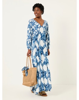 Fatface Noelle Water Leaf Maxi Dress