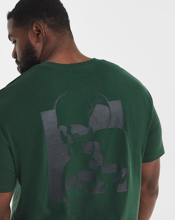 Jack & Jones Skully Back Graphic T-Shirt - Green