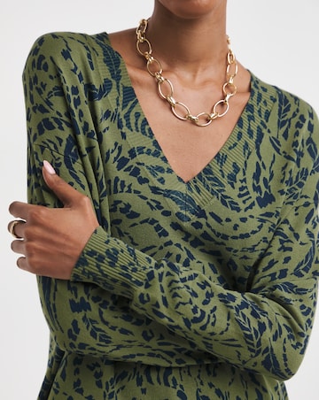 V Neck Slouch Tunic