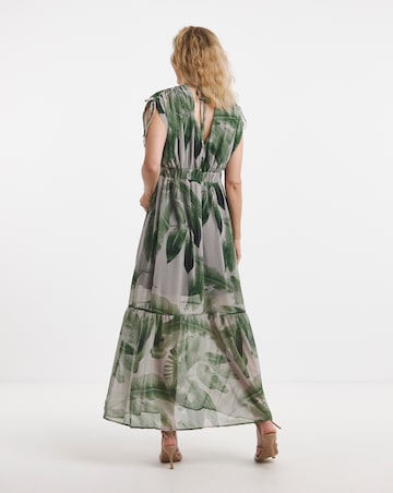 Religion V Neck Maxi Dress