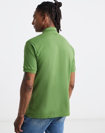 Lacoste Short Sleeve Embroidered Logo Polo - Green