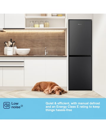 Fridgemaster MC55240EB 174cm 50/50 Fridge Freezer Black