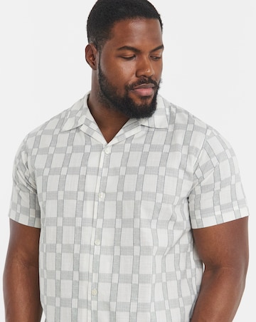 Jack & Jones Premium Blukevin Printed Resort Shirt - White
